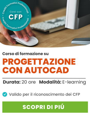 Corso AutoCAD 2021 in modalit e-learning con CFP